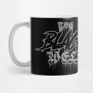 The Black Well Logo Grey Mug